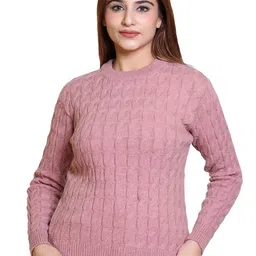 LEZA Women Cable Knit Pullover-picture-14