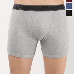 Sporto by Macho Pack Of 4 Mid-Rise Long Trunks-picture-41