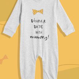 mothercare Infant Typography Printed Pure Cotton Rompers-picture-18