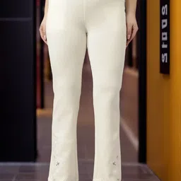 Presence Women Relaxed High-Rise Trousers-image-61