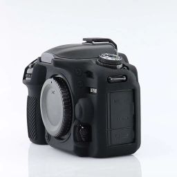 Digicom Silicone Cover Protective Camera Case Cover for Nikon D7500 Camera Case- BlackCamera Bag image 4