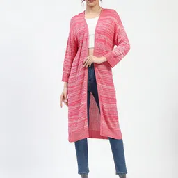 Madame Women Pink Shrug-41