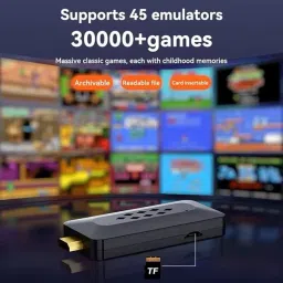 BCG Retro M33 Game Stick Console 2.4G Dual Wireless Gamepad Video game handheld 64 GB with 33000+, Retro Games image 3
