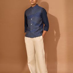 VIVEK KARUNAKARAN Men Printed Woven Nehru Jackets-39