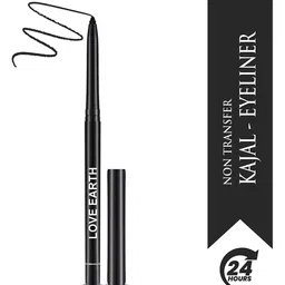 LOVE EARTH Non Transfer Waterproof Kajal-Eyeliner - Black-17