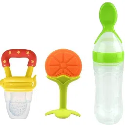 Sillicone Spoon Feeder, Fruit Feeder & Teether- Sillicone-picture-22