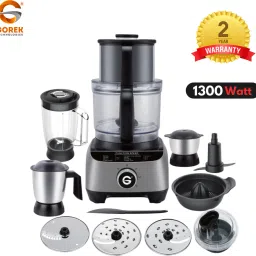 gorek technologies GT-FP101 1300W 1000 W Food Processor image 5