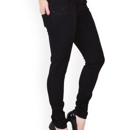 LINARIA Women Classic Slim Fit Mildly Distressed Jeans-picture-41