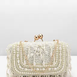 Anouk Embroidered Box Clutch-image-88