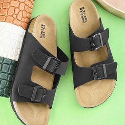 HERE&NOW Men PU Slip-On Comfort Sandals-picture-41