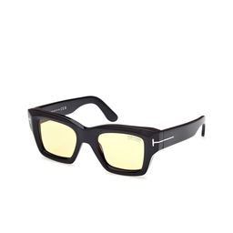 Tom Ford Men Square Sunglasses with UV Protected Lens FT1154 50 01E-image-22
