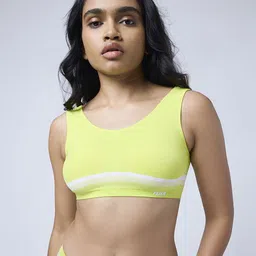 FEIER Women Full Coverage Non Padded Non-Wired Anti Bacterial Bralette Bra-picture-43