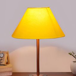 Aura Yellow Metal Contemporary Frusturical Shaped Table Lamp-28