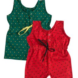The Creators Unisex Kids Printed Basic Jumpsuit-42