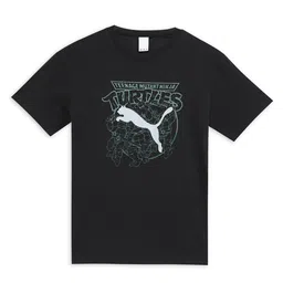 Puma x Tmnt Boys Printed Pure Cotton Relaxed Fit Short Sleeve T-Shirt-image-83