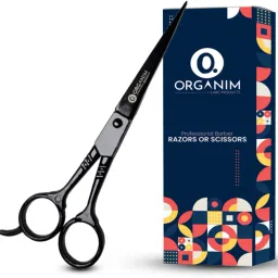 barber beard cut hair cutting kaichi for men salon saving scissors tools black Scissors-image-9