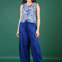 LIMEROAD Printed Waistcoat With Trousers Co-Ords-picture-16