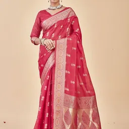 Anouk Rustic Ethnic Motifs Banarasi Saree-picture-0