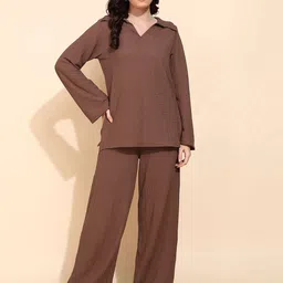 all about you Textured Top & Trousers Co-Ords-33