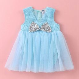 Mark & Mia Infant Girls V-Neck Frock Style Bodysuit-image-37