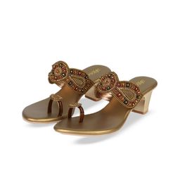 Solefoot Embellished Party Block Sandals-picture-0
