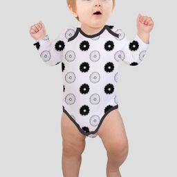 Kidbea Infants Printed Organic Cotton Onesie Bodysuit-image-59