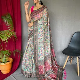 LeeliPeeri Designer Ethnic Motifs Printed Saree-image-37