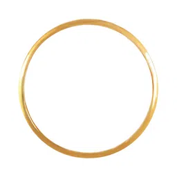 BHIMA 22K BIS Hallmark 916 Purity Yellow Gold Solid Plain Gold Couple Band Ring-image-27