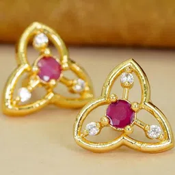 DressBerry Floral Ethnic Studs Earrings-35