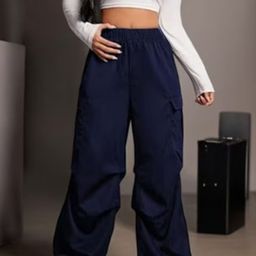Next One Women Smart High-Rise Easy Wash Cargos Trousers-picture-29