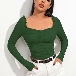 Sugathari Sweetheart Neck Fitted Crop Top-image-96