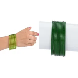1ST TIME Set Of 24 Green Alloy Bangles-picture-34