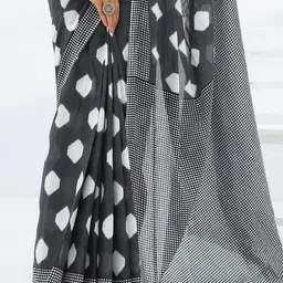 Libas Abstract Printed Saree image 4