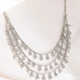 RICHEERA Silver-Plated Antique Necklace-image-61