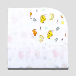 YUV Infants 7Pcs Pure Organic Cotton Muslin Baby Apparel Gift Set-image-62
