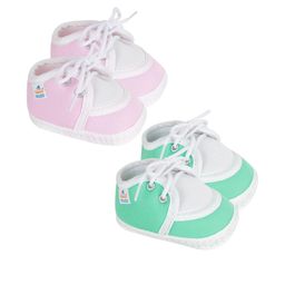 NESKA MODA Unisex Kids 2 Pair Cotton Booties-picture-17