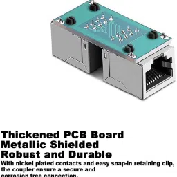TECHGEAR ethernet connector, rj 45 jointer, rj45 connector female to female, rj45 adapter Wireless Ethernet Lan Adapter compatible with Windows image 4