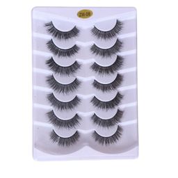 Rhe Cosmetics Set Of 7 Long & Natural Look 3D False Eyelashes-13