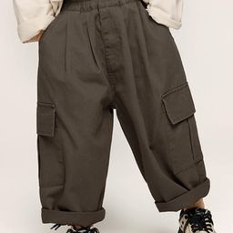 LULU & SKY Boys Loose Fit Cargos Trousers-image-73