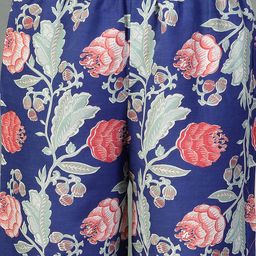 Stylum Floral Printed V-Neck A-Line Mirror Work Kurta With Palazzos And Dupatta image 3