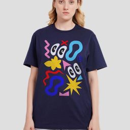 Underrated Club Women Typography Printed Bio Finish Raw Edge T-shirt-image-96