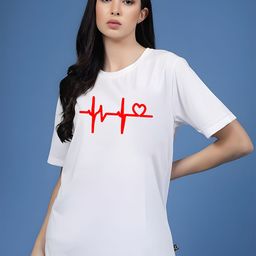 KAIDO Women Pure Cotton T-shirt-image-81