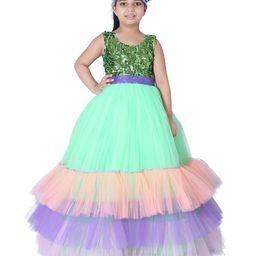 BAESD Net A-Line Maxi Dress-image-38