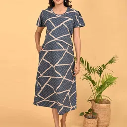 GOLDSTROMS Women Printed A-Line Dress-image-76