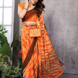 Ambuja International Pure Georgette Saree-picture-15