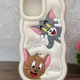 CASE CREATION Cartoon Characters Printed iPhone 13 Pro Max Bumper Case Mobile Accessories-5