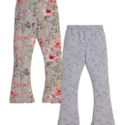 JusCubs Girls Pack Of 2 Printed Ankle Length Leggings-image-60