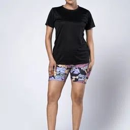 UMILDO Round Neck Short Sleeves T-shirt With Shorts-54