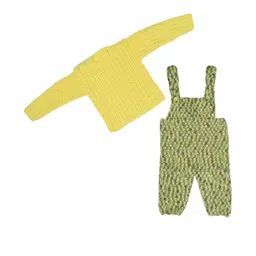 Muskan Multicoloured Self Design Pure Wool Clothing Set-image-59