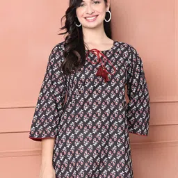 Roly Poly Women Ethnic Printed Cotton Tunic-image-39